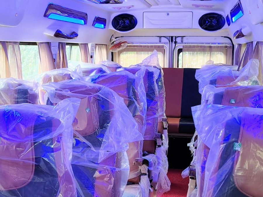 Fresh seats on a newly inducted vehicle