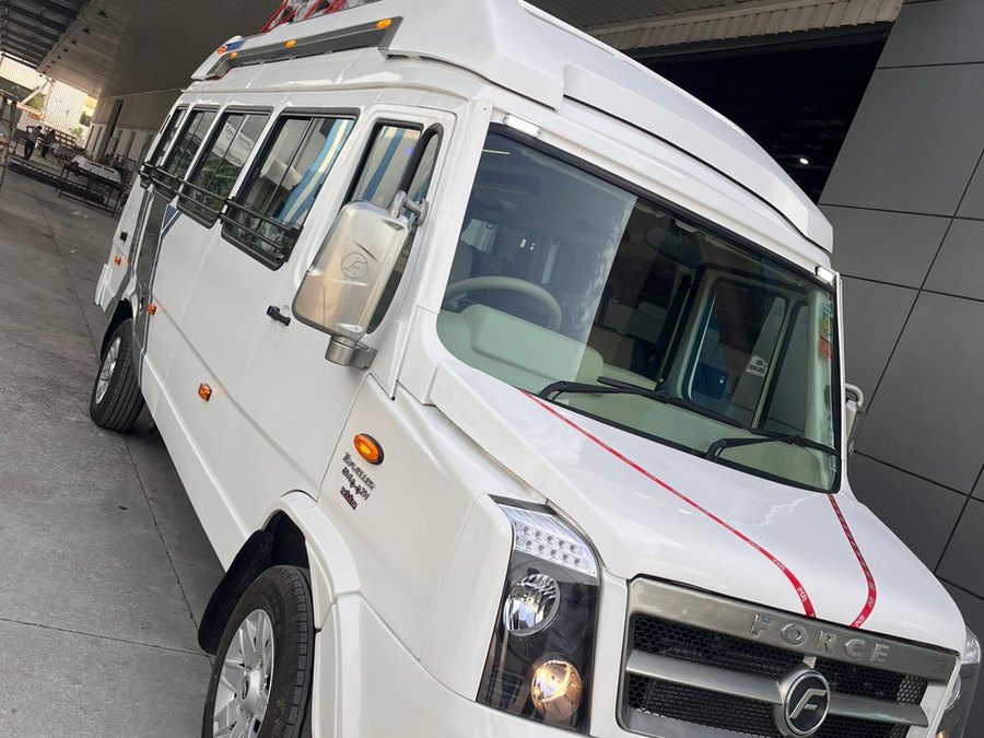 Force Traveller 12 Seater for hire in Varanasi